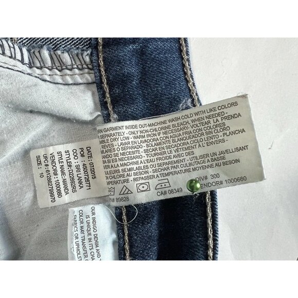 Gloria Vanderbilt Amanda Jeans Womens 10 SHORT Blue Denim Stretch 30x28 - Picture 10 of 14